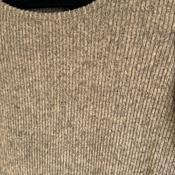 Derek Heart Ribbed Mini Flow Long Sleeve Dress | SIZE S - Picture 4 of 6